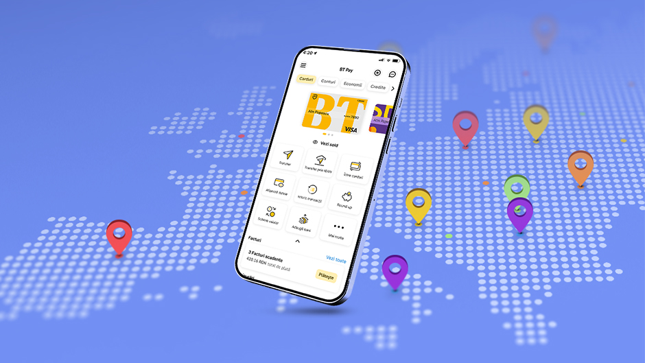 5% кешбек для румунів з діаспори, які відкривають рахунок у BT через додаток BT Pay